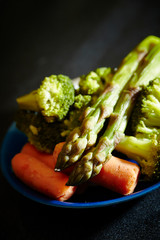 asparagus with vegetables