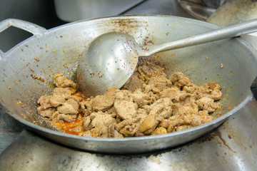 A thai spicy cooking