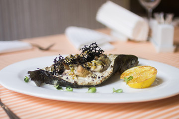 fish with vegetables
