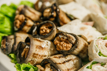 Snacks at the buffet
