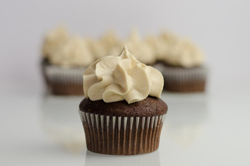 Devil’s Food cupcakes, delicious Moka, coffee and chocolate cupcake