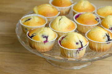 Blueberry Muffin, delicious and yummy muffins with blueberries