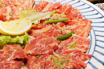 BBQ house meat Bake dinner