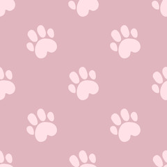 Cute paws pattern