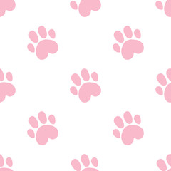Cute paws pattern