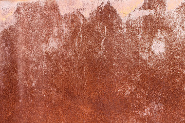 Grunge rusted metal texture, rust and oxidized metal background. Old metal iron panel. 