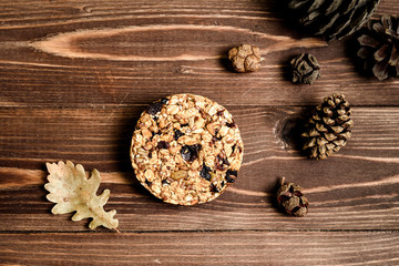 Healthy food. Pressed cereals.