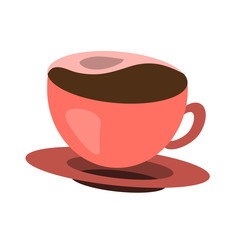 coffee cup or mug icon, tea icon