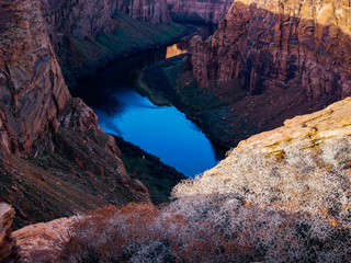 Glenn Canyon Blues in the Morning, Arizona, USA