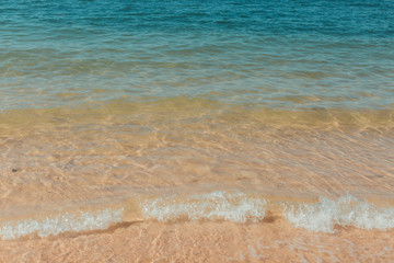 on the beach