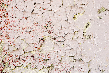 Texture of an old wall, paint. 