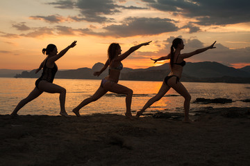 sunset yoga classes.