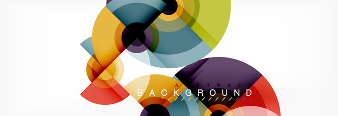 Modern circle background