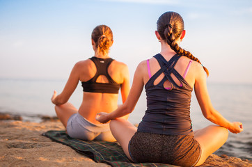 sunset yoga classes.