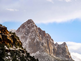 Obraz premium Mountain Peaks of Zion