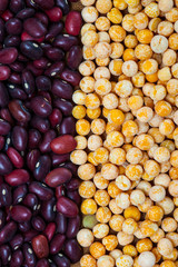 red bean and green pea