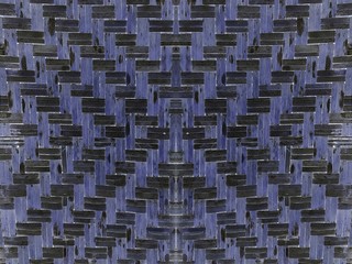 Obraz premium Black purple abstract background, concentric lines pattern