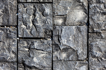 stone surface, top view