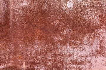 Grunge rusted metal texture. Rusty corrosion and oxidized background. Worn metallic iron panel.