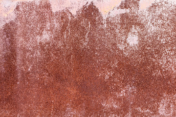 The texture of the old rusty, corrosion, oxidized sheet metal. Vintage Iron Background