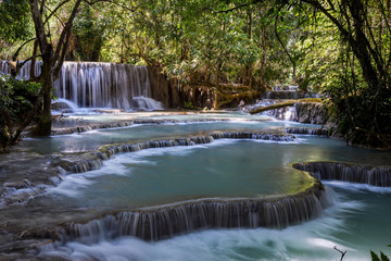 Kuang Si Waterfall, Luang Prabang, Laos.