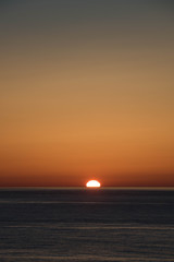 Obraz premium オホーツク海の夕日