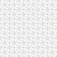 Abstract geometric pattern seamless background white, gray colors and line.