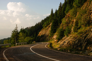 road in mountains