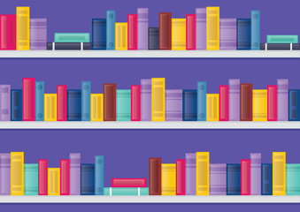 Vector illustration : Books background