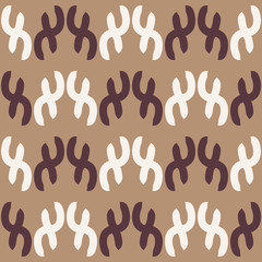 Seamless pattern with alternate geometric elements. Beautiful abstract artwork.