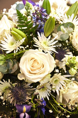 Bunch of Roses and other flowers for event