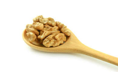 Walnut isolated on white background