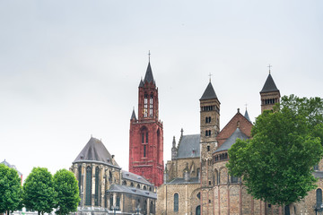 Fototapeta premium MAASTRICHT, THE NETHERLANDS - june 10, 2018: Sint-Janskerk in Maastricht, Netherlands.