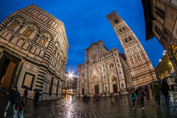 Firenze Duomo Campanile e Battistero
