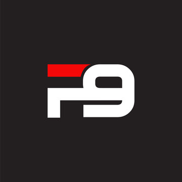 FG letter logo design vector template