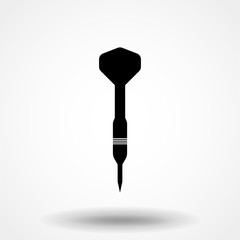 Darts icon. Simple illustration of darts vector icon for web