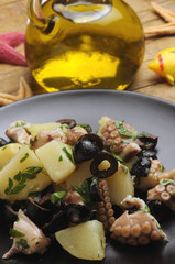 Octopus vulgaris Insalata di polpo e patate 6112_4065 Octopus salad