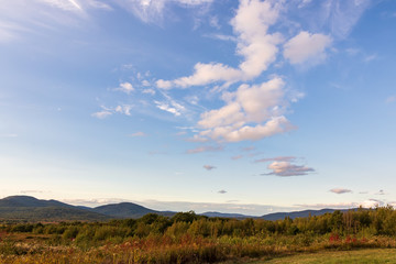 Epic Sky and Mountain Landscape