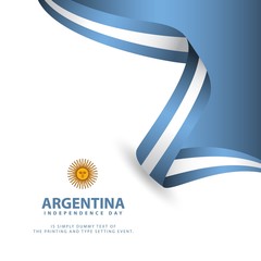 Argentina Independence Day Vector Template Design Illustration