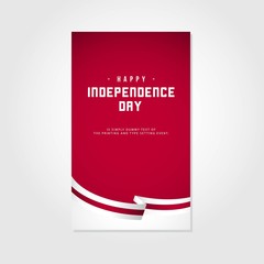 Happy England Independence Day Vector Template Design Illustration