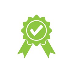 Approved or Certified Medal Icon