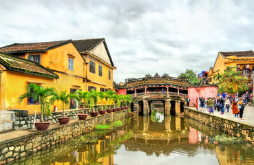 Japanese covered bridge in Hoi An, Vietnam