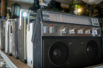 Fototapeta premium Old radios.