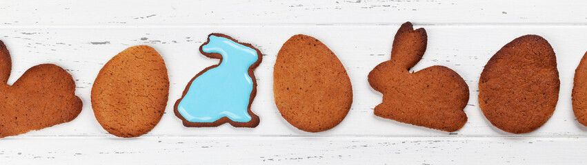 Easter gingerbread cookies