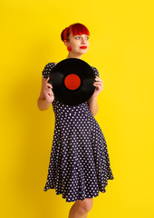 polka dot vinil