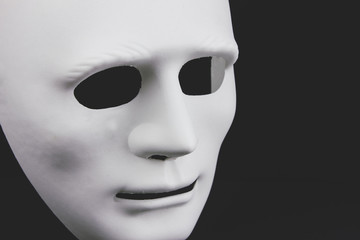 white mask on the table