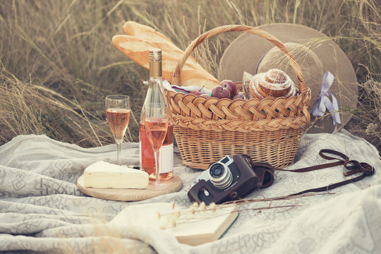 Picnic in the meadow - Powered by Adobe