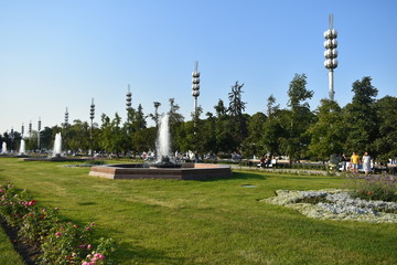 Obraz premium ВДНХ Москва Природа