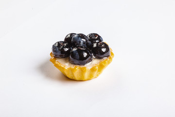 Tartlet with berries and fruits