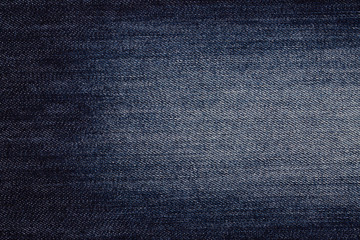 Blue jeans fabric. Denim jeans texture or denim jeans background.